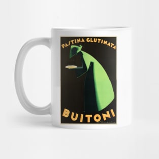 Pastina Glutinata BUITONI PASTA by Federico Seneca 1928 Vintage Italy Food Advertisement Art Deco Mug